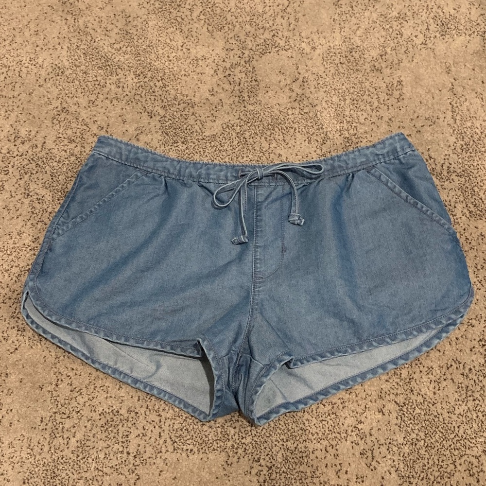 Abercrombie & Fitch Light Blue Denim Shorts